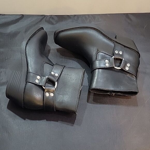 BRAND NEW SUN STONE BROWN RING HARDWARE NON-SLIP BREATHABLE SQUARE TOE - Picture 9 of 16